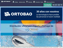 Tablet Screenshot of ortobao.com